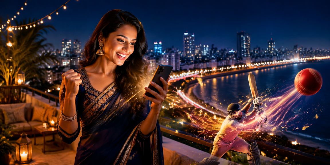 Mumbai players enjoying live casino games on mobile during cricket matches